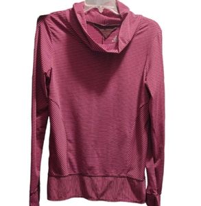 Prana Turtleneck Sweater Lined Purple Medium